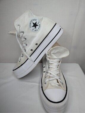 Converse Chuck Taylor All Star High Top Sneakers White Size 7.5